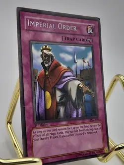 Yugioh Imperial Order PSV-104 Secret Rare 1st Edition Light Play - Image 3