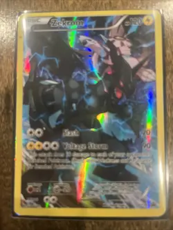 Pokemon TCG Zekrom Black Star Promos Holo Card XY76 LP - Image 1