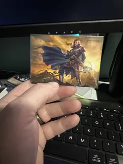 Edgar, Master Machinist Art Card (Gold-Stamped Signature) MTG Final Fantasy - Image 1