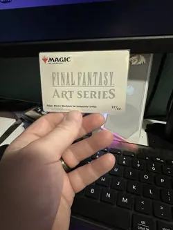 Edgar, Master Machinist Art Card (Gold-Stamped Signature) MTG Final Fantasy - Image 2