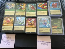 Lorcana (Disney) Card Lot Roughly 730 Cards/Foils Taking Offers - Image 1