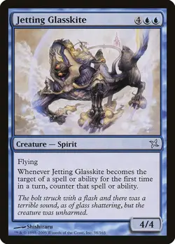 (3x) JETTING GLASSKITE - Betrayers of Kamigawa - MTG Magic the Gathering Card - Image 1