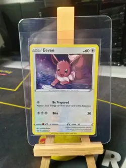 Eevee Black Star Promo Holo Evolving Skies SWSH127 Pokemon Card 2021 tcg Cosmos - Image 1