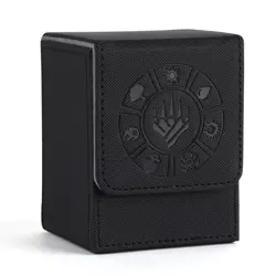 Card Deck Box 110+ Storage MTG Deck Box with 50 Pcs Card Sleeve Collectible Tr - Image 1