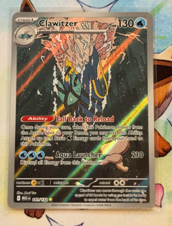 Pokemon TCG Clawitzer 141/132 2025 Mega Evolution Illustration Rare Card - NM - Image 1