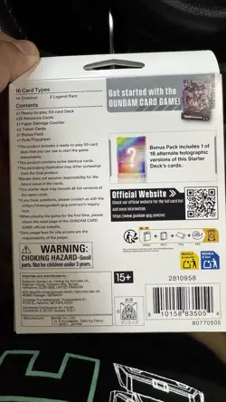 GUNDAM CARD GAME Starter Deck Iron Bloom ST05 Box English W/ PROMO (New in Box) - Image 2