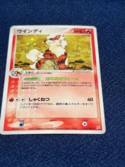 Arcanine 014/080 Holo Magma vs Aqua Pokemon Card Japanese Japan Import - Image 1