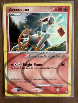 Arceus Lv.100 AR3 Arceus HOLO RARE Pokemon Card | NM - Image 1