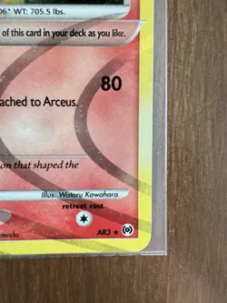 Arceus Lv.100 AR3 Arceus HOLO RARE Pokemon Card | NM - Image 2