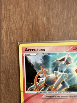 Arceus Lv.100 AR3 Arceus HOLO RARE Pokemon Card | NM - Image 4