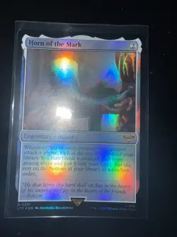 MTG Lord of the Rings Horn of mark Foil 0241 NM Rare - Image 1