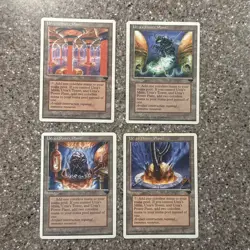 Urza's Power Plant 4x Bundle Art Set MTG: Chronicles Uncommon All 4 Variations - Image 1