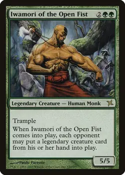 (1x) IWAMORI OF THE OPEN FIST - Betrayers of Kamigawa MTG Magic the Gathering - Image 1