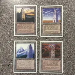 MTG 4x Urza's Tower Chronicles Magic The Gathering All 4 Variations NM/LP - Image 1