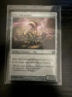 Myr Galvanizer [Near Mint] MTG Uncommon {Scars of Mirrodin} - Image 1