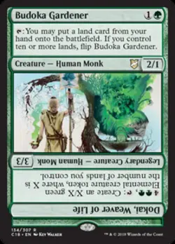 Budoka Gardener - Medium Play MTG Commander 2018 - Image 1