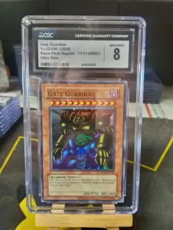 CGC 8 Gate Guardian - YuGiOh! RP01-EN023 Ultra Rare - Image 1