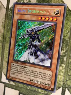 YuGiOh SILENT SWORDSMAN LV5 Secret Rare EEN-ENSE4 - Image 1