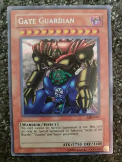 YuGiOh Complete Metal Raiders 4 Card Holofoil Gate Guardian Set MRD-000 - Image 2