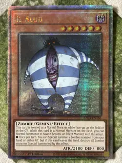 YuGiOh IL BLUD Quarter Century Secret Rare RA03-EN186 - Image 2