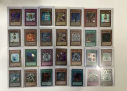 HUGE 55 Card YuGiOh Vintage 1st edition, Limited , Unlimited LOT LP-NM - Image 1