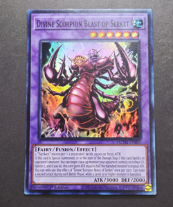 Yugioh - Divine Scorpion Beast of Serket MZTM-EN005 - Super Rare - NM/M - Image 1
