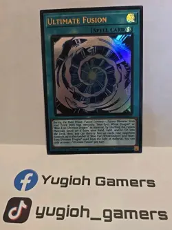 YUGIOH ULTIMATE FUSION MP23 1ST EDITION ULTRA LIGHT PLAYED - Image 1