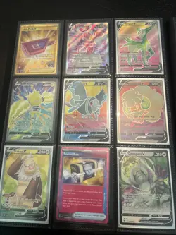 Large Pokemon Card Collection Holos, Full Art, EX V Vmax over 100 cards new Sets - Image 1