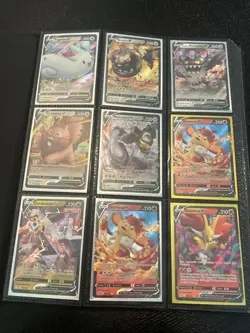 Large Pokemon Card Collection Holos, Full Art, EX V Vmax over 100 cards new Sets - Image 5