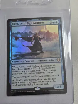 MTG English Urza, Lord High Artificer (Foil Etched) NM Foil Commander Masters - Image 1