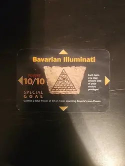 Illuminati New World Order Playing Card Bavarian Illuminati - Image 1