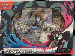 Pokemon Cards - GRAFAIAI EX BOX [2 Foils, 4 Booster Packs, 1 Oversize Foil] - Image 1