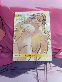 WAIFU Goddess Of Power Katsuragi LSR Rare Foil Card. Sexy Anime Girl Story - Image 1