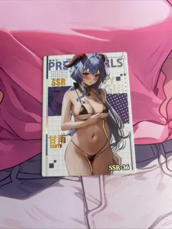 WAIFU A Group Of Beautiful Women 2 SSR 36 Ganyu card. Sexy Anime Girl - Image 1