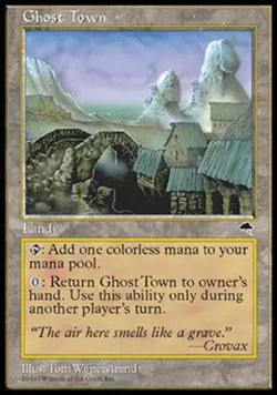 Ghost Town - Medium Play MTG Tempest - Image 1