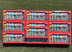 10x Pokemon TCG Prismatic Evolutions Costco 8 Mini-Tin Bundle Promo Cards SEALED - Image 1