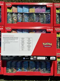 10x Pokemon TCG Prismatic Evolutions Costco 8 Mini-Tin Bundle Promo Cards SEALED - Image 3