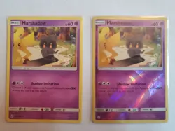 Pokemon TCG Marshadow 103/236 Cosmic Eclipse Reverse Holo and Non-Holo NM Card - Image 1