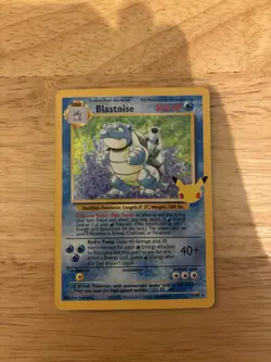 Pokemon TCG Blastoise 2/102 Celebrations: Classic Collection Holo Card - NM - Image 1