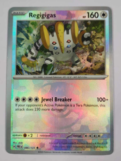 Regigigas 086/131 Prismatic Evolutions Master Ball Pokemon Card NM - Image 1