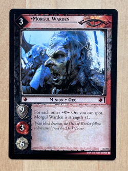SAURON / MORDOR (RARE) COLLECTION (LORD OF THE RINGS TCG, LOT OF 21 RARE CARDS) - Image 5