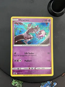 Mewtwo Cosmo HOLO Promo 056/172 US Exclusive Rare! Near Mint. Pokemon Card - Image 2