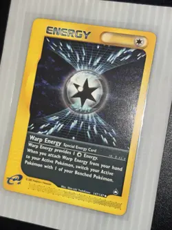 Warp Energy 147/147 Aquapolis Uncommon Vintage Pokemon TCG E-reader card NM+ - Image 2