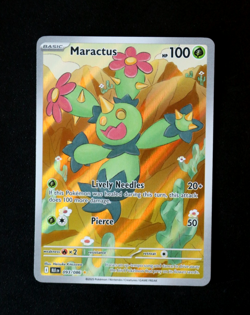 Pokemon Card TCG - Maractus 093/086 Black Bolt English - Illustration Rare - NM⭐ - Image 1