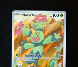 Pokemon Card TCG - Maractus 093/086 Black Bolt English - Illustration Rare - NM⭐ - Image 2