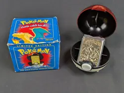 Pokemon Charizard 23K Gold Plated Trading Card - Blue Box Edition - Limited Ed - Image 1
