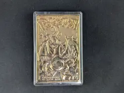 Pokemon Charizard 23K Gold Plated Trading Card - Blue Box Edition - Limited Ed - Image 2