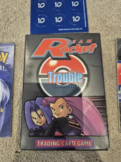 Pokemon Cards - Trouble Theme Deck - Opened Empty - Team Rocket - Image 1