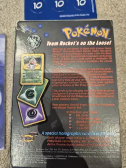 Pokemon Cards - Trouble Theme Deck - Opened Empty - Team Rocket - Image 3
