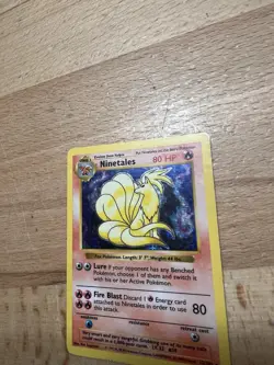 NINETALES - 12/102 - Base Set SHADOWLESS - Holo - Pokemon Card - MP - Image 2